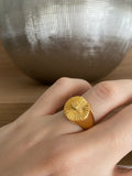 yeux de soleil - Ring - gold 24kt or silver 925