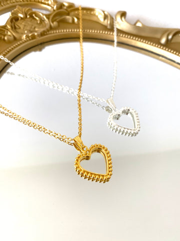 Multi balines - Heart - Gold 24KT or Silver 925
