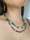 PUCCAS duo set turquoise and jades