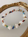 The “Rockstar” millefiori necklace