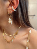 The cultivate pearls - mini hoops - irregular