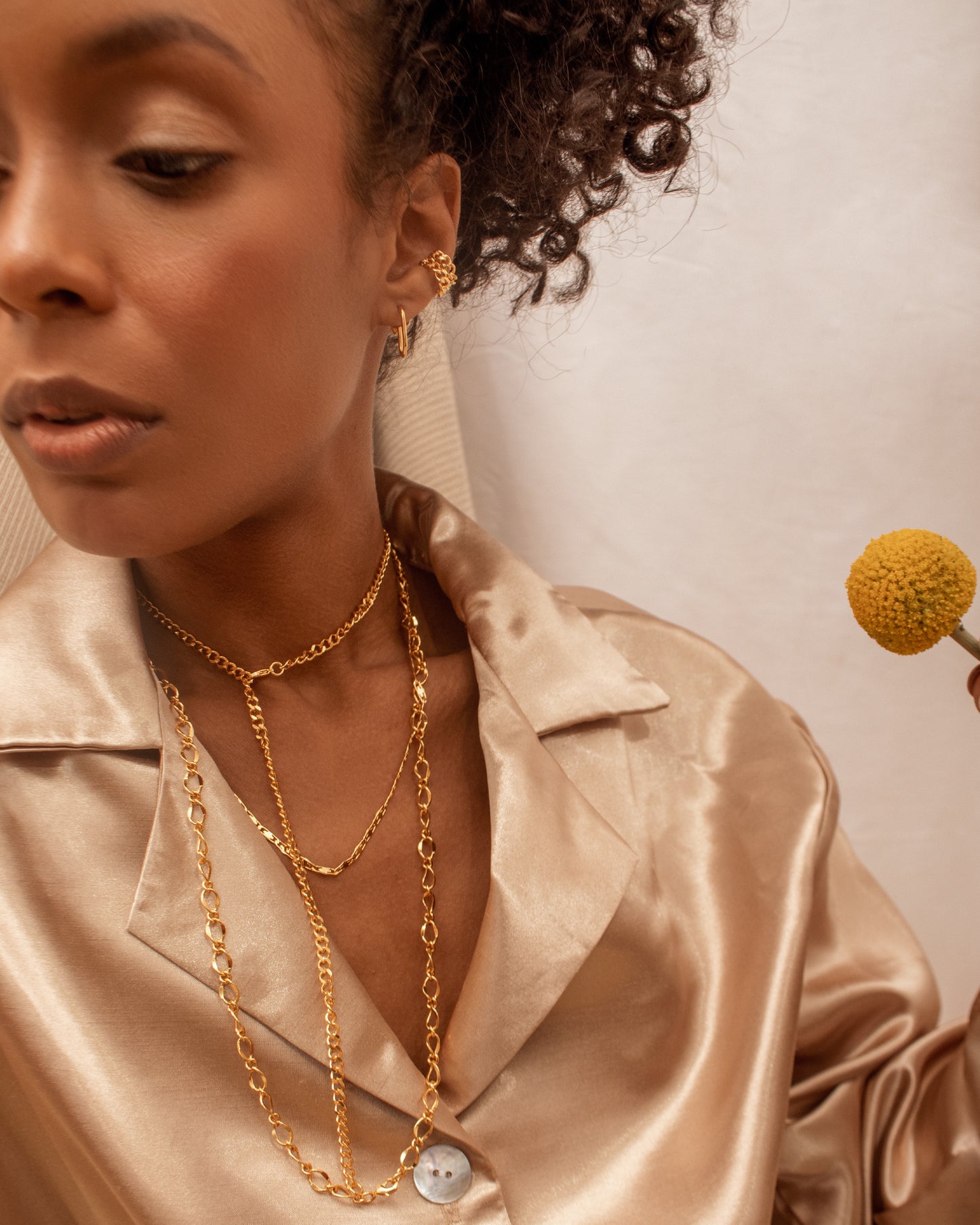 Paper clips 🖇 Transformable earrigns - Gold 24KT - Multi ways