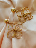 Big Blossom - 3D - flower - gold 24KT