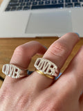 The “LOVER” 3D ring