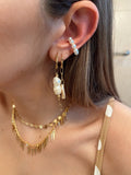 The cultivate pearls - mini hoops - irregular