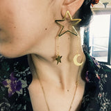 STARS ✨ AND MOON 🌙  - Gold statement