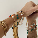 Mil Perlas - gold 24k links - bracelet