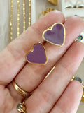 Mini hearts studs - Gold24k plated -