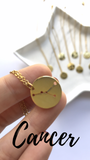 CONSTELLATIONS - Zodiac- Necklace 24k Gold