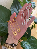 The chunky safety pin - gold or silver