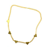The “MultiHeart” Sophie necklace - Gold24k