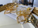 Big Blossom - 3D - flower - gold 24KT
