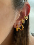 “Margot” mini hoops - Gold 24KT