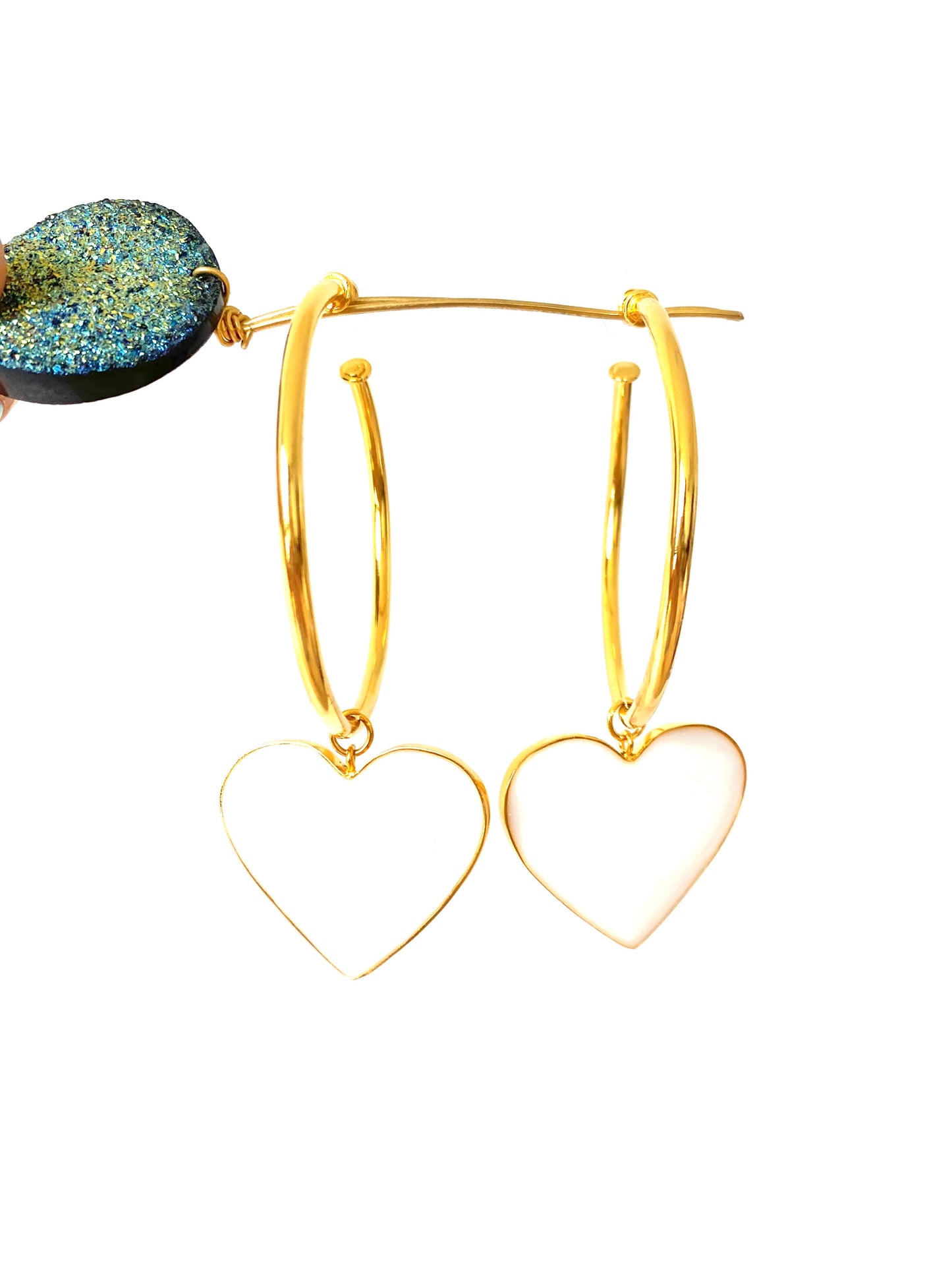SUPER LOVE HOOPS - Luxury gold 24KT finished