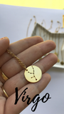 CONSTELLATIONS - Zodiac- Necklace 24k Gold