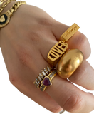 The “DOME” ring - gold or silver