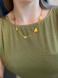 The “MultiHeart” Sophie necklace - Gold24k