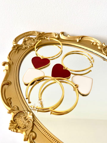 SUPER LOVE HOOPS - Luxury gold 24KT finished