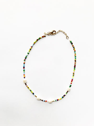 4 pearls multicolor chocker - limited pieces