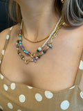“Andrea” necklace - murrina and Pearls