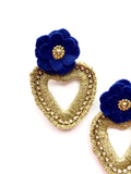 Flower top  crochet heart - more colors inside