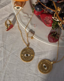 • The art of Eye Contact • - Medallion - Gold 24kt