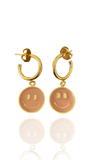 Happy face mini hoops - :)