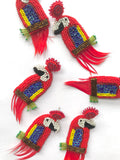 Guacamaya con plumas - beads - limited pieces