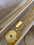 • The art of Eye Contact • - Medallion - Gold 24kt