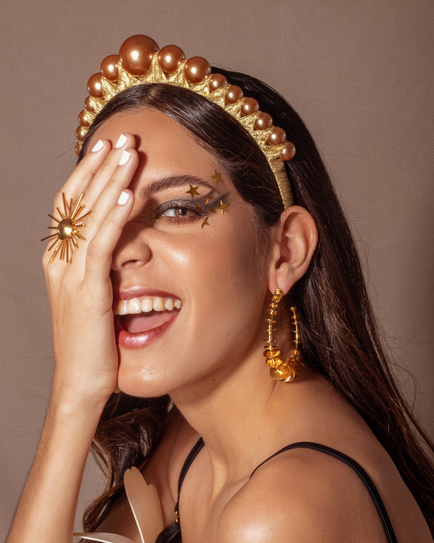 Gypsy Soul - Coins Hoops - Gold 24KT