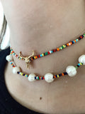 Buey multicolor choker