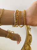 Chloé Braided - bracelet - gold 24KT or silver 925