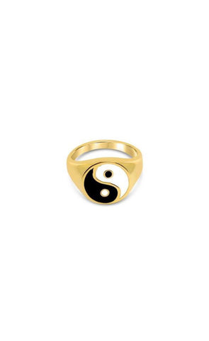 The yin yang ring - gold or silver