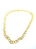 The “oval” chains - necklace - gold 24KT