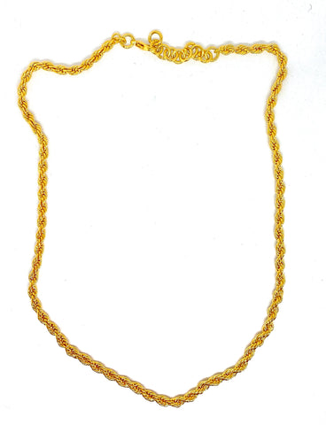 The chloé Braided necklace - Gold 24kt or silver 925