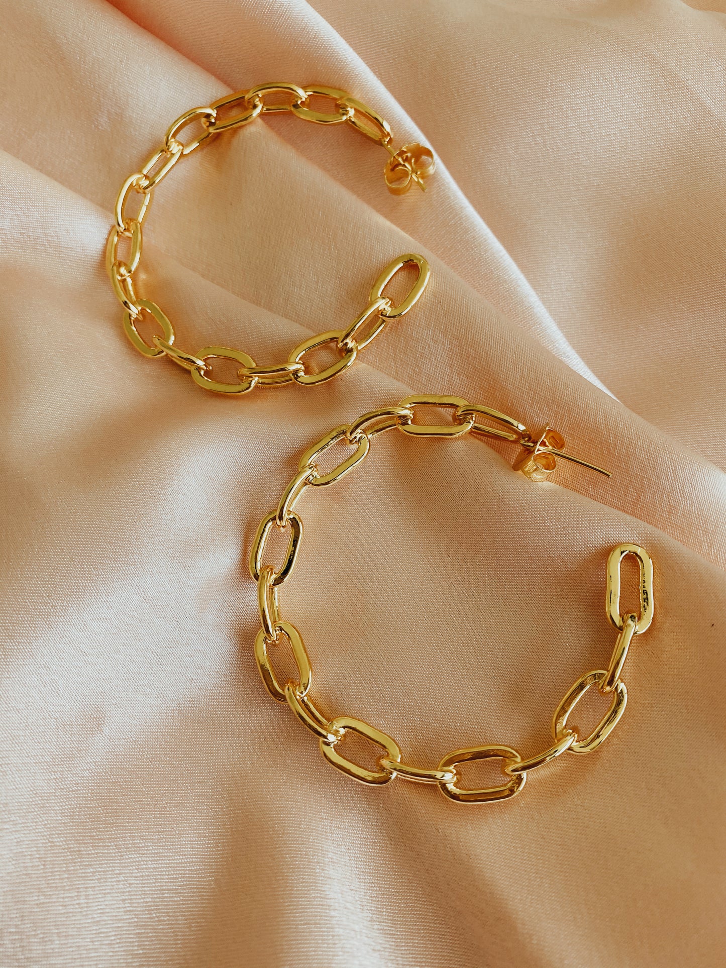 Chunky chains Hoops - Gold 24KT 💫